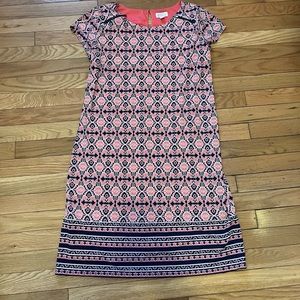 Market & Spruce for Stitch Fix Pink and Navy Blue Dress